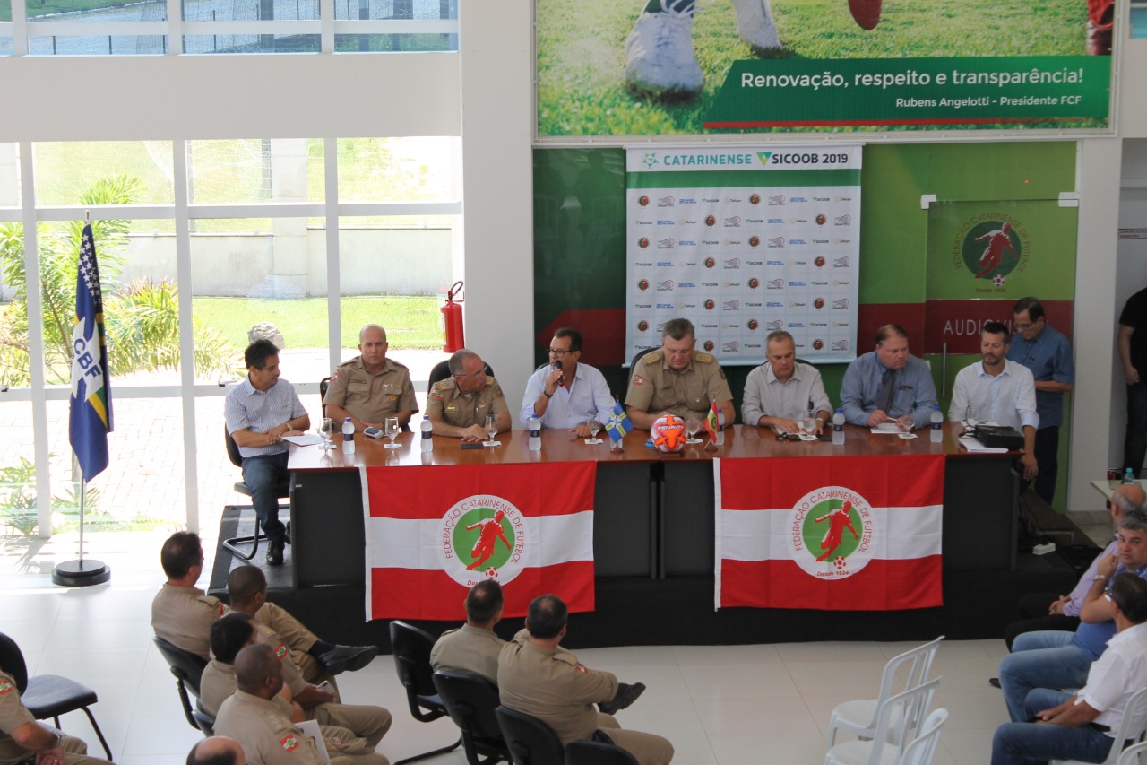 Polícia Militar e Federação Catarinense de Futebol definem participação de torcidas organizadas