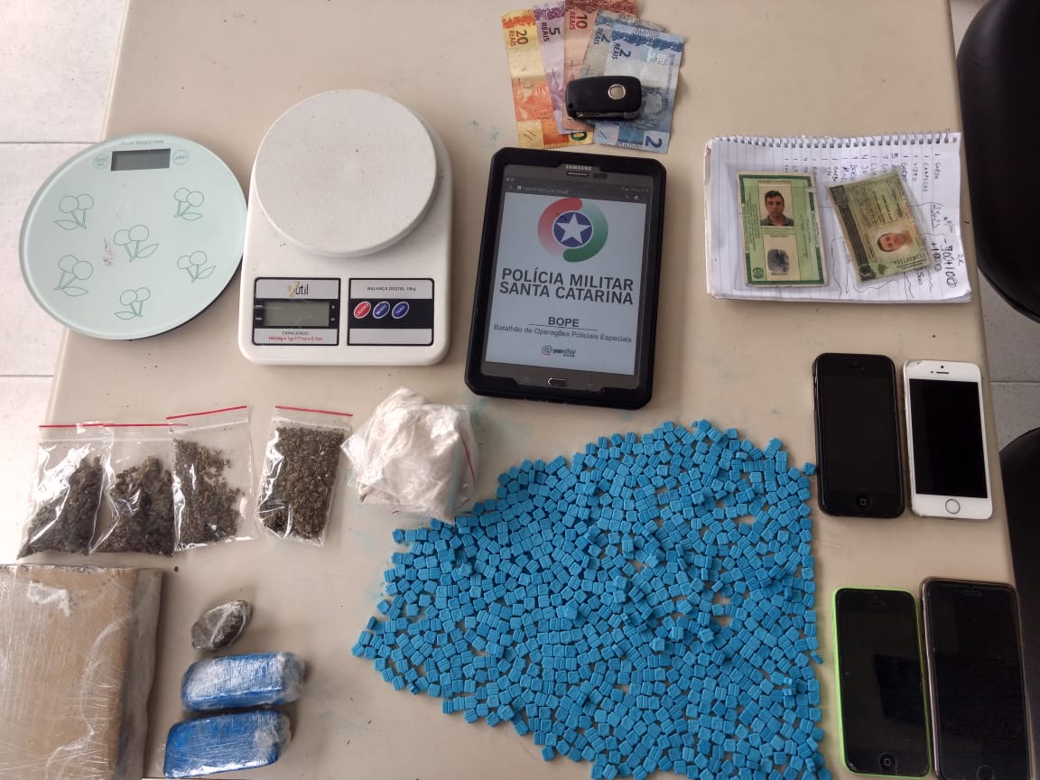 Bope captura traficante de drogas sintéticas em Florianópolis