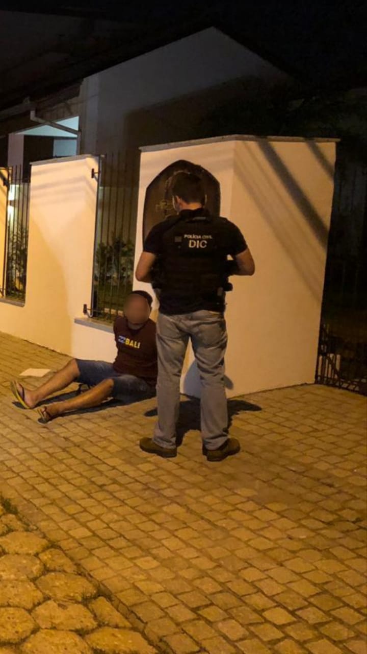 Polícia captura o último envolvido no assassinato de PM em Guabiruba, Norte do Estado