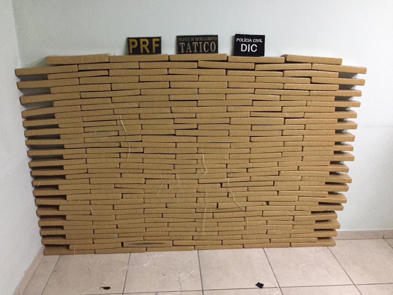 Traficantes são capturados em Brusque com 150 kg de maconha