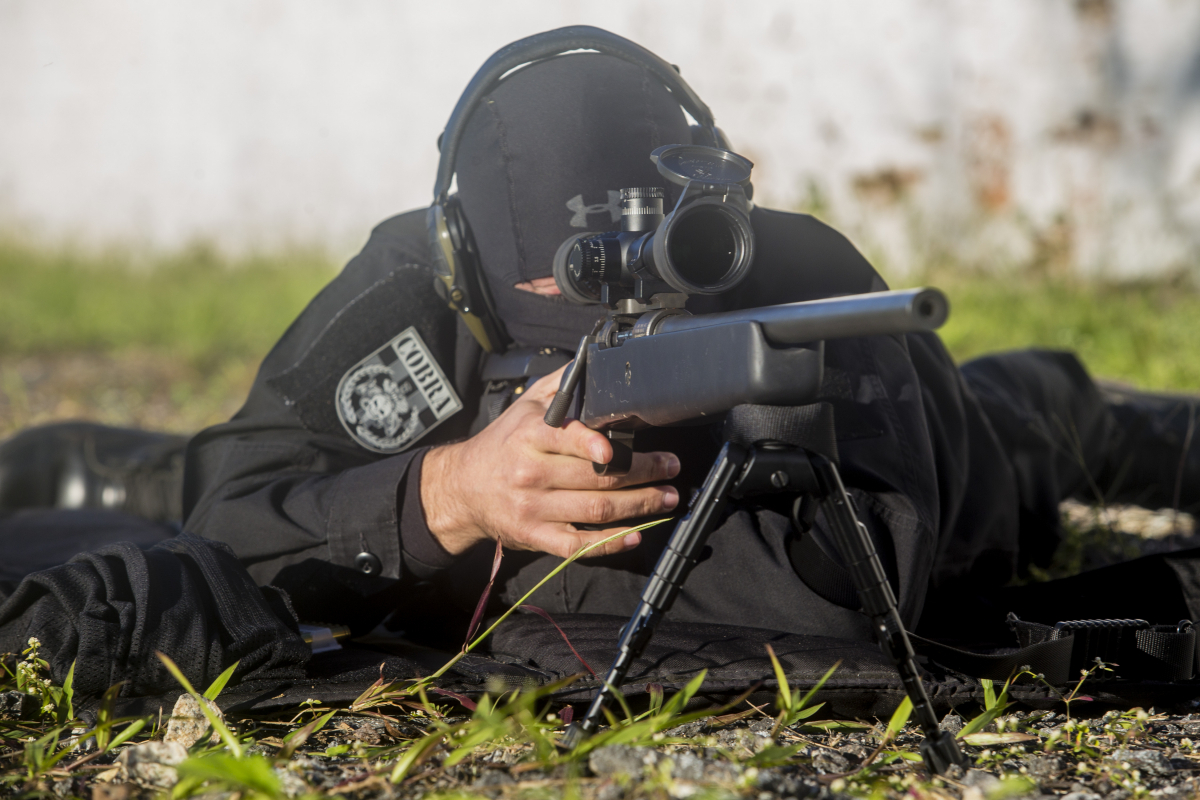 Preparação de um sniper em Santa Catarina