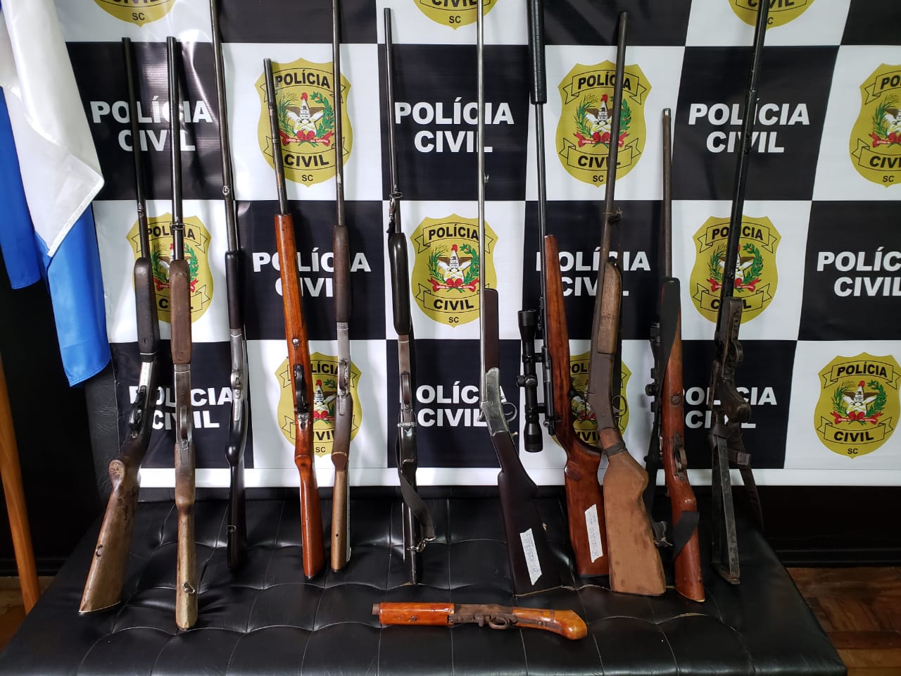 Armas longas são apreendidas na fronteira com a Argentina