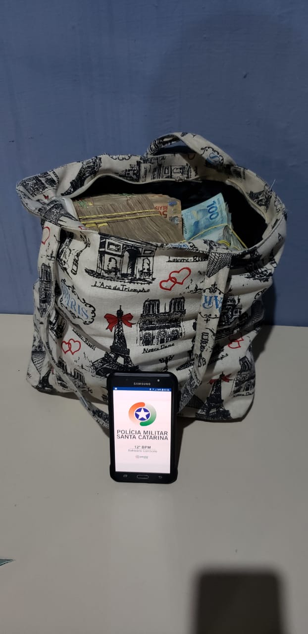 Meio milhão escondido em motel, Balneário Camboriú