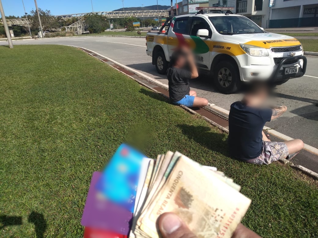 Ladrões são presos após assalto no Norte da Ilha