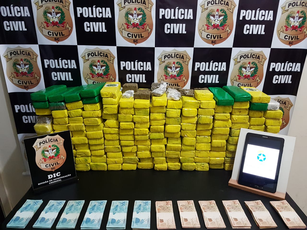 Polícia retira do mercado consumidor 88kg de maconha