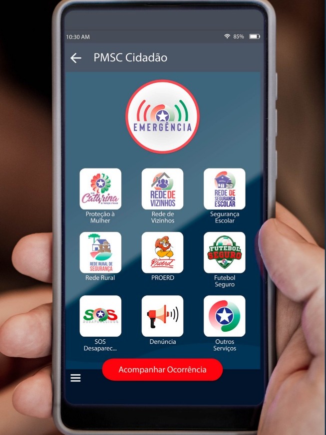 PM de Santa Catarina lança aplicativo para denúncia de crimes