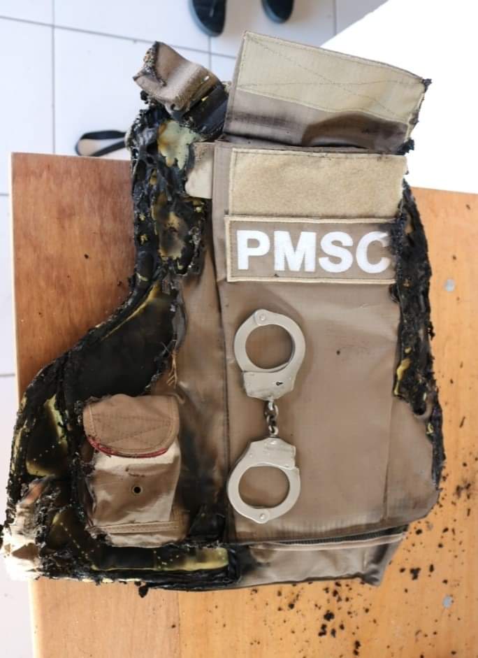 PM fica ferido ao salvar homem que tentou atear fogo no corpo, em SC