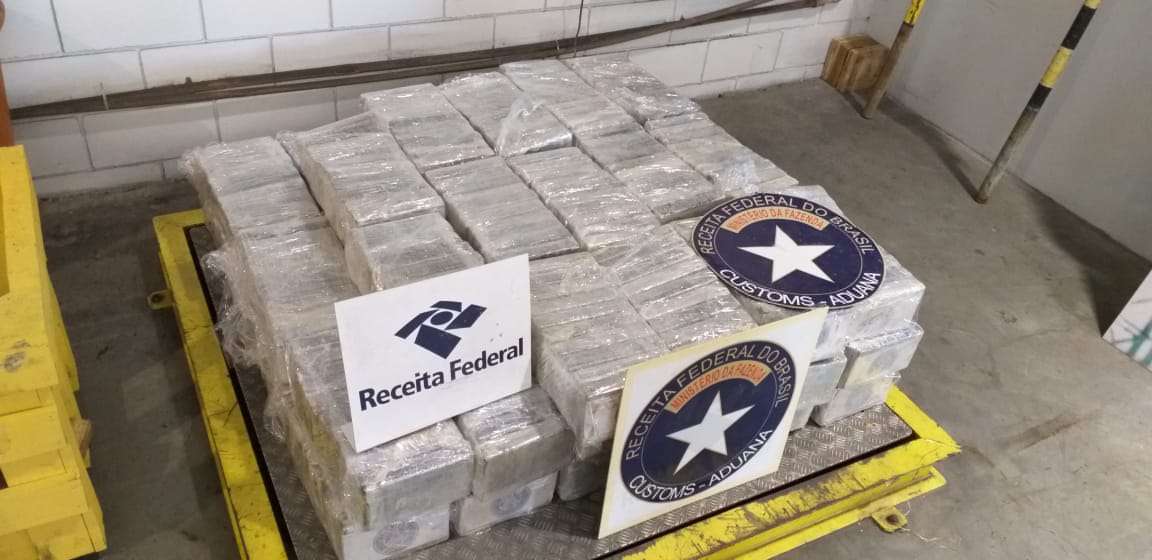 Mais de meia tonelada de cocaína apreendida no Porto de Itapoá, SC