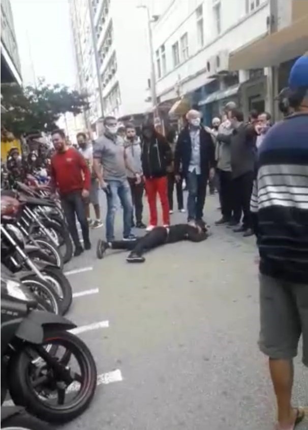 Tentativa de assalto e tiroteio no Centro de Florianópolis