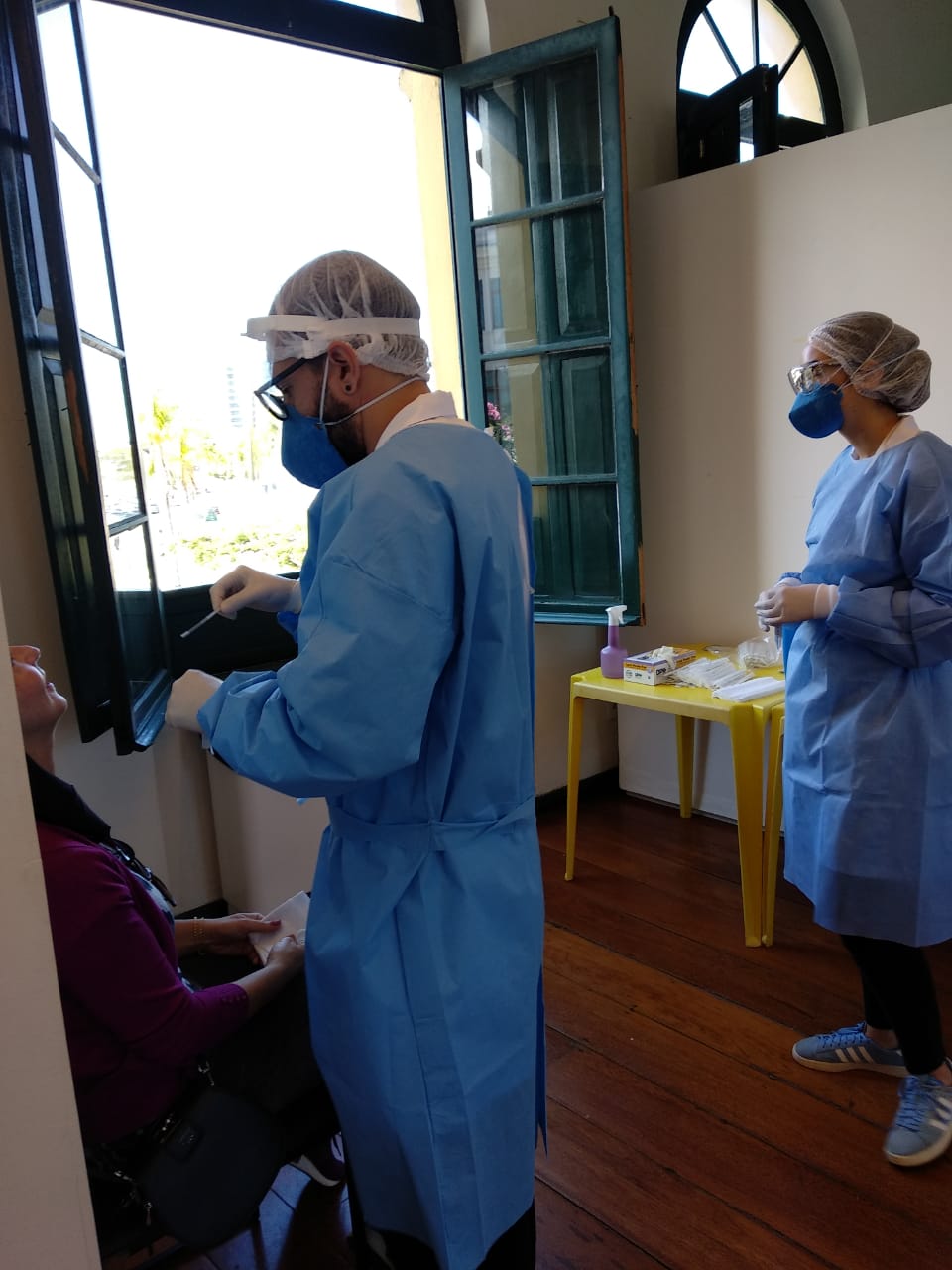 Santa Catarina começa a testar policiais civis contra o coronavírus