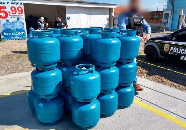 Comerciante não tinha licença para vender gás de cozinha