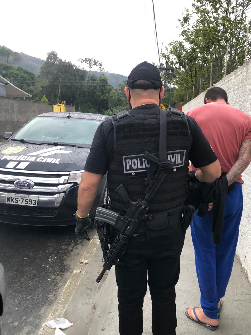 Fim de linha para o foragido acusado de crime em São José, SC