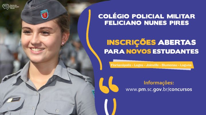 Colégios militares abrem inscrições em SC