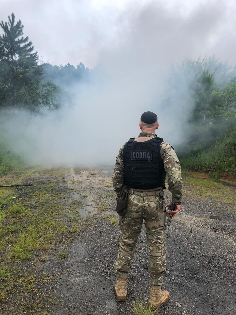 Bope detona explosivo apreendido com homem em Blumenau